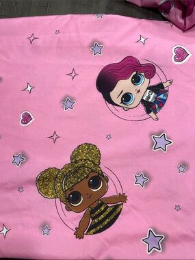 LOL SURPRISE Kids Microfiber Flat & Fitted Sheets Twin Size. Gently used.